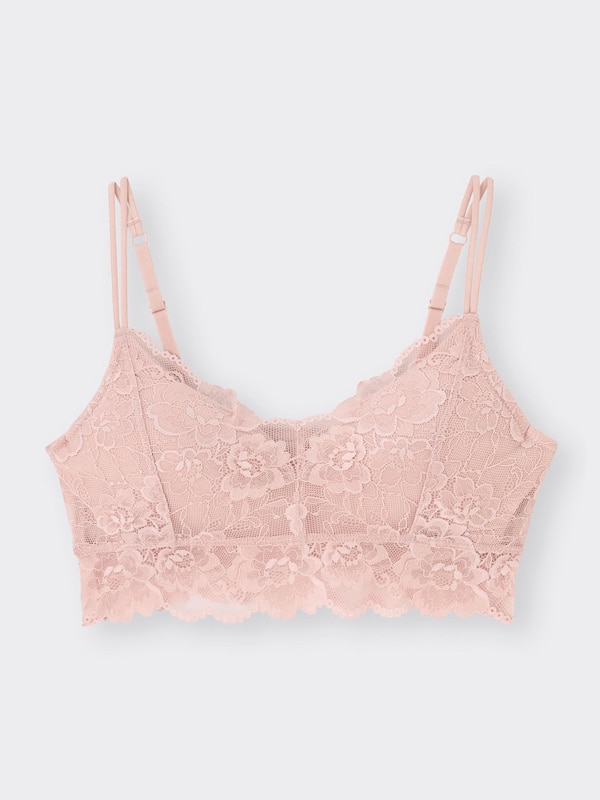 ナチュラルサポートブラ(ノンワイヤー)(レース)