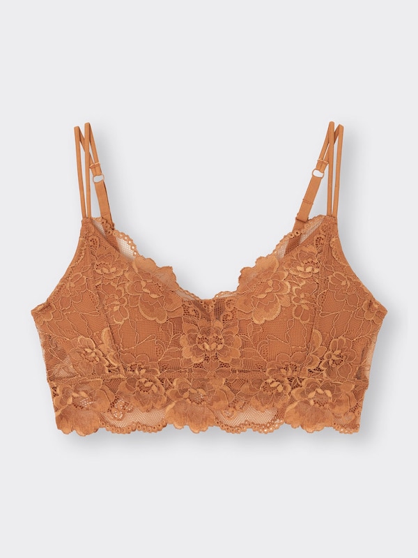 ナチュラルサポートブラ(ノンワイヤー)(レース)