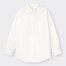 ツイルオーバーサイズシャツ(長袖)-WHITE
