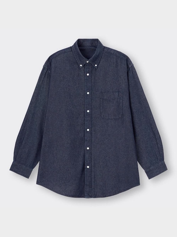 デニムオーバーサイズシャツ(長袖)