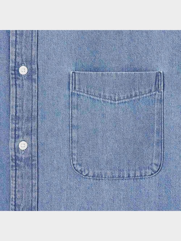 デニムオーバーサイズシャツ(長袖)