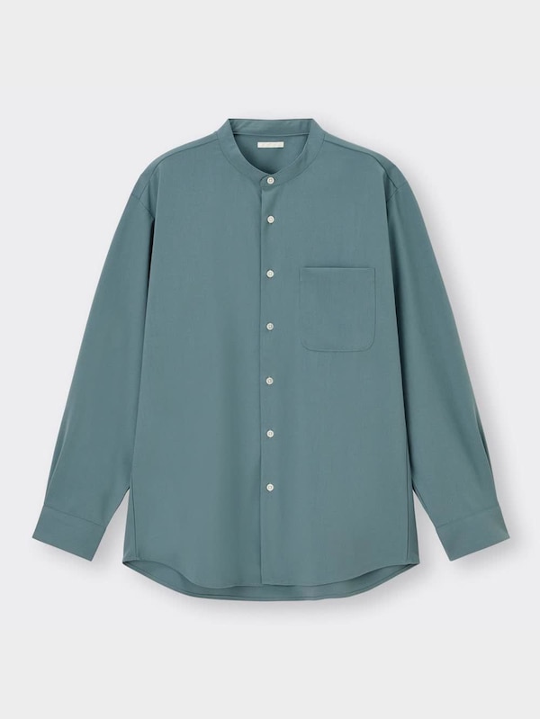 バンドカラーシャツ(長袖)