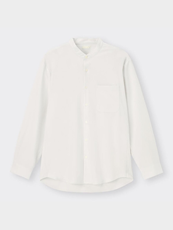 バンドカラーシャツ(長袖)