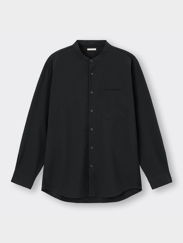 バンドカラーシャツ(長袖)