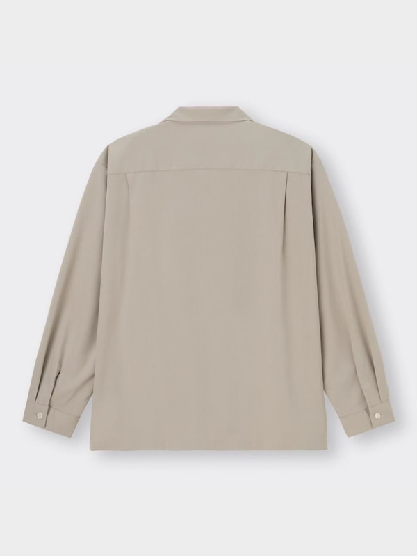 オープンカラーシャツ(長袖)(セットアップ可能)