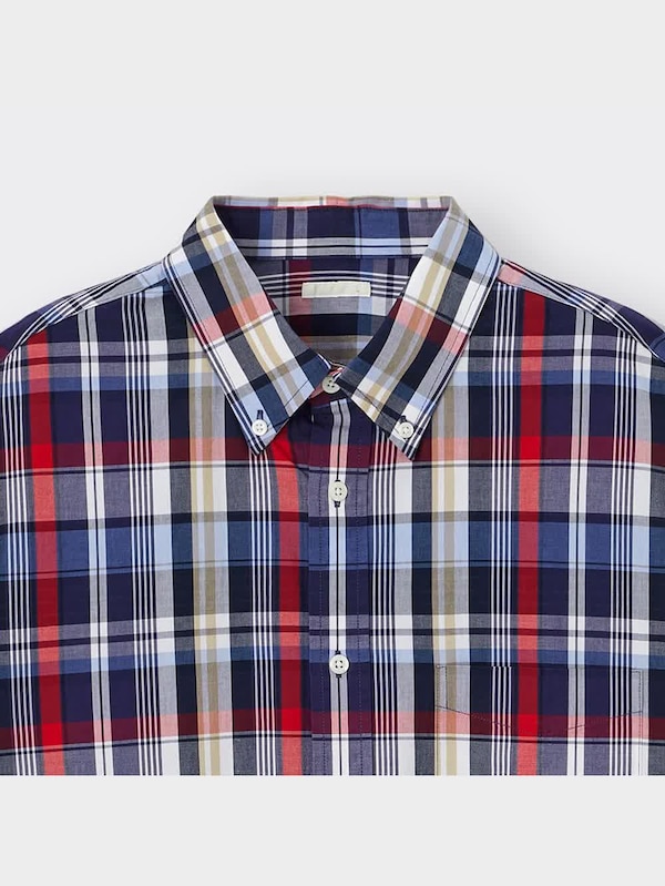 オーバーサイズシャツ(長袖)(マドラスチェック)