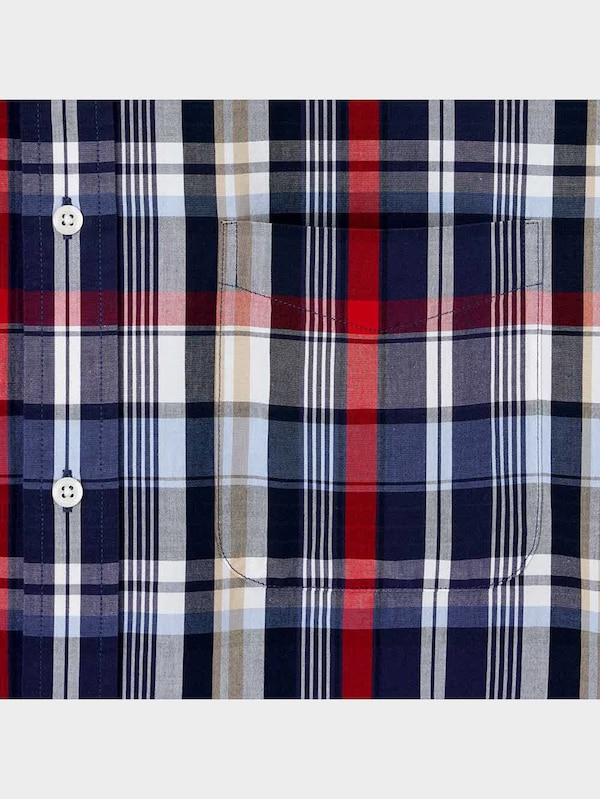 オーバーサイズシャツ(長袖)(マドラスチェック)