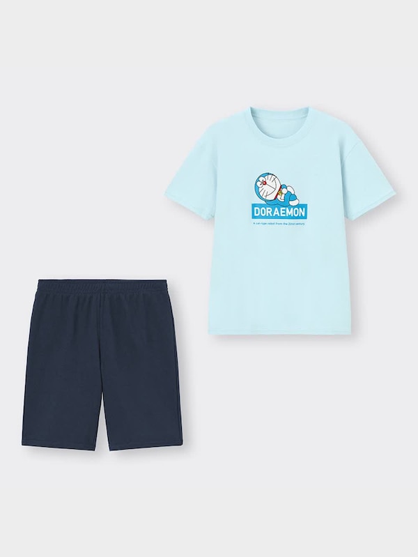 ラウンジセット(半袖&ショートパンツ) DORAEMON +EC