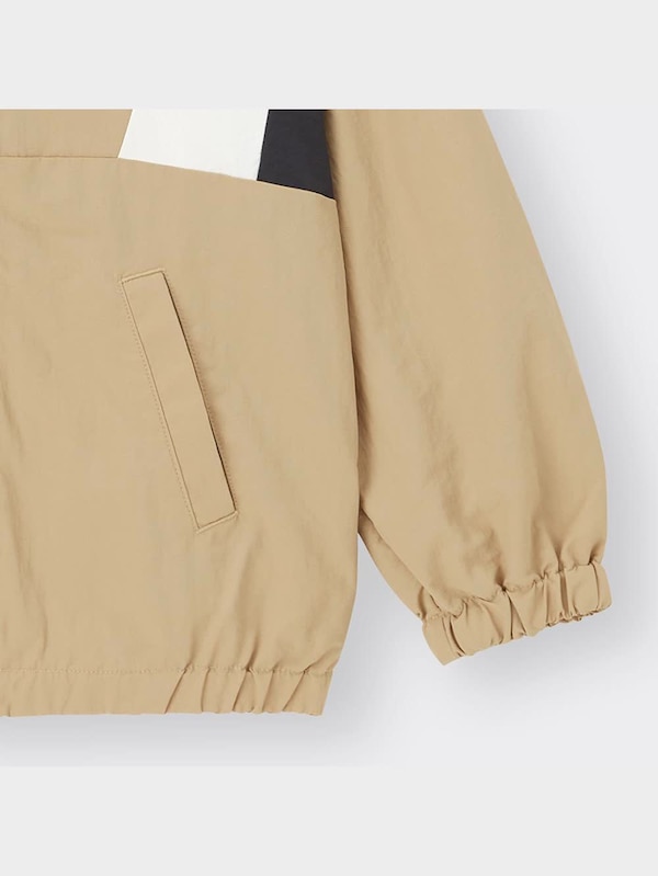 KIDS(男女兼用)カラーブロックフーディブルゾン