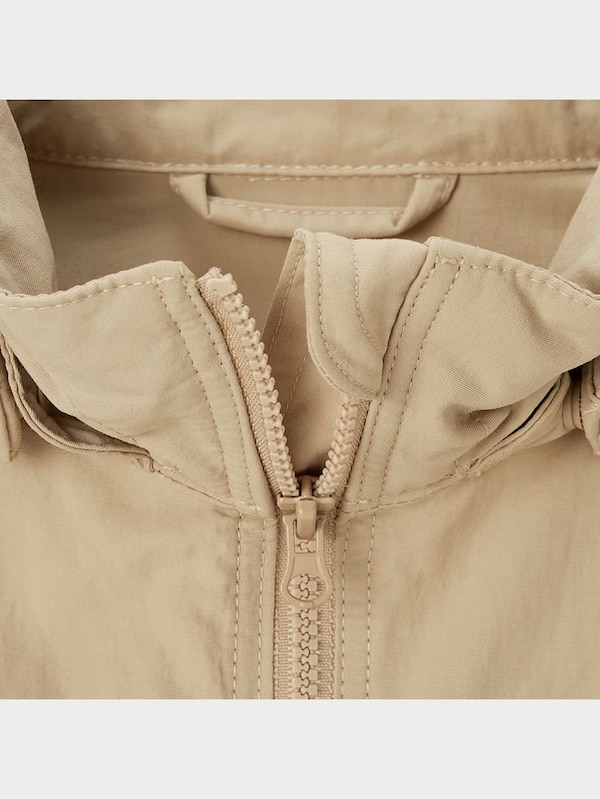 KIDS(男女兼用)カラーブロックフーディブルゾン