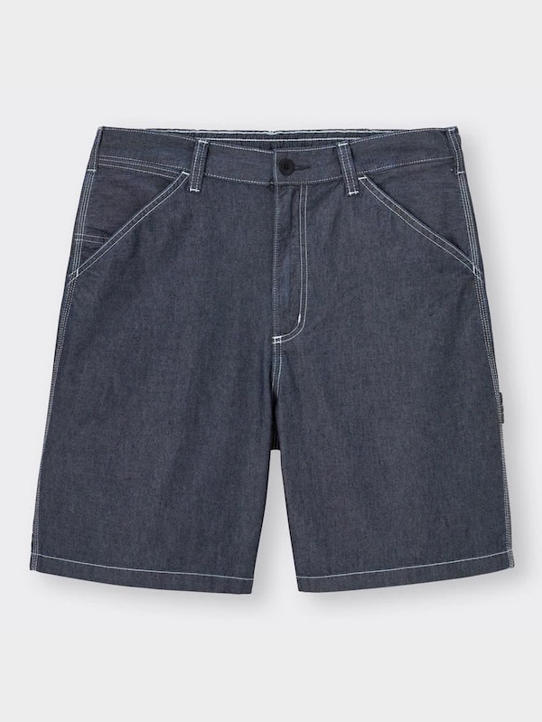 デニムペインターハーフパンツOSB+EC