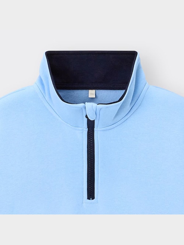 KIDS(男女兼用)スウェットハーフジッププルオーバー(長袖)