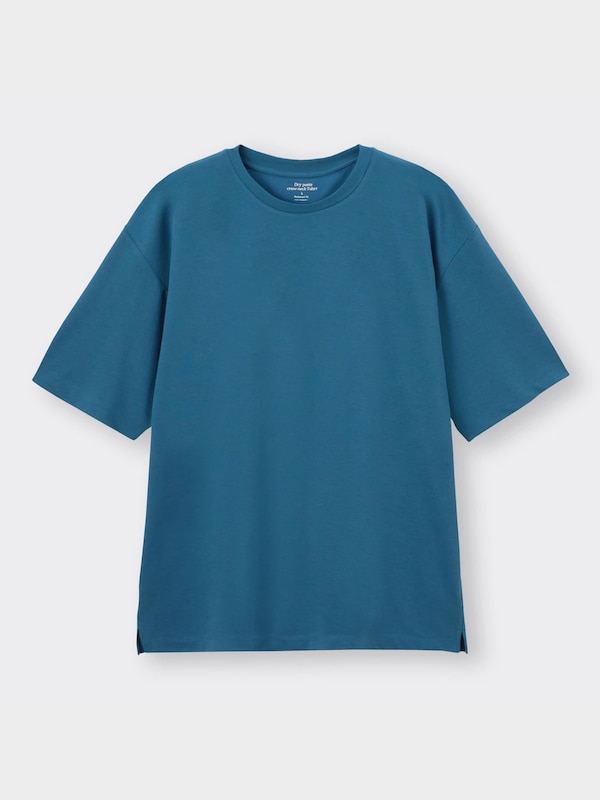 ドライポンチクルーネックT(5分袖)