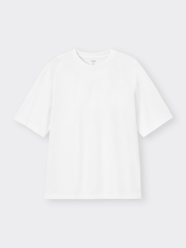 ドライポンチクルーネックT(5分袖)