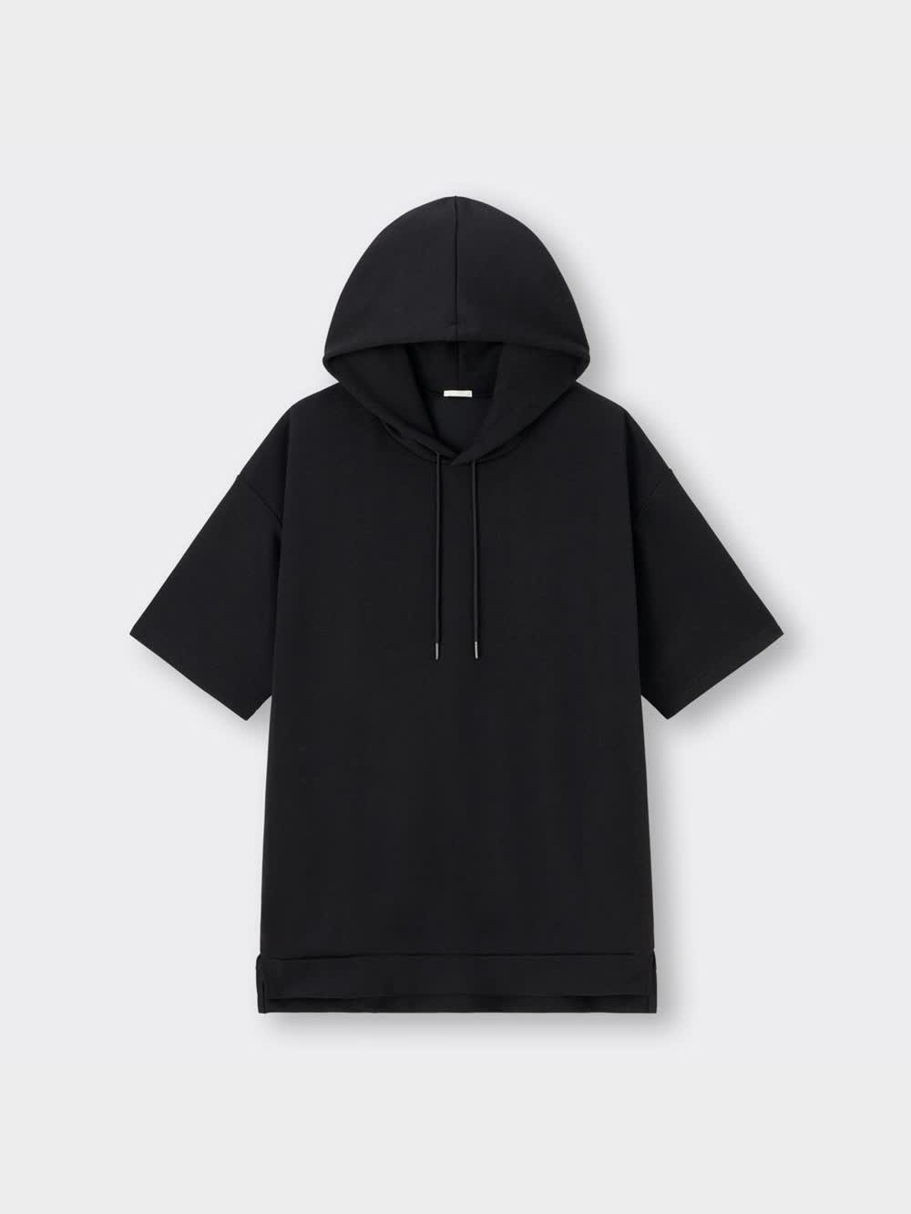 GU公式 | ドライダブルフェイスパーカ(5分袖)