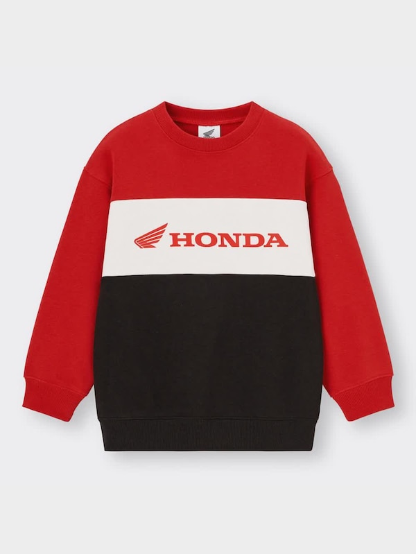 KIDS(男女兼用)スウェットプルオーバー(長袖) Honda 1
