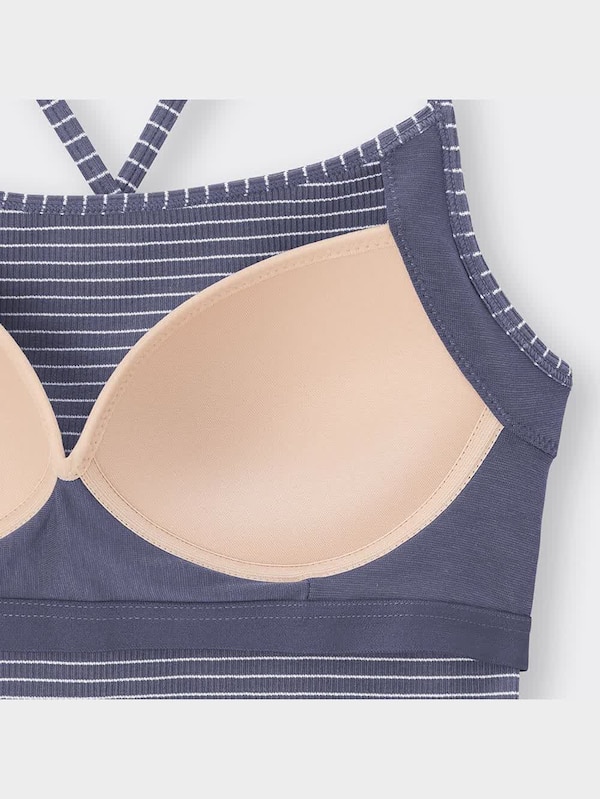 ブラフィール2WAYクロップドキャミソール(ボーダー)