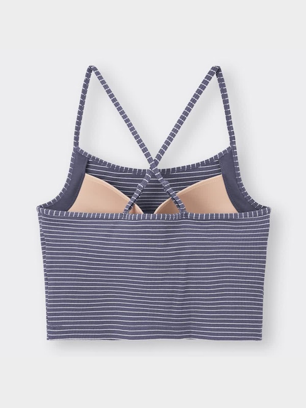 ブラフィール2WAYクロップドキャミソール(ボーダー)