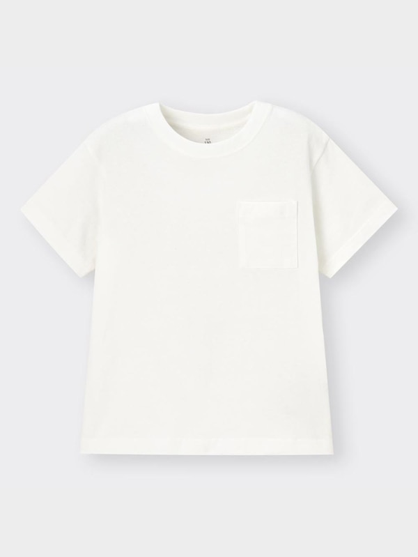 KIDS(男女兼用)コットンポケ付きT(半袖)