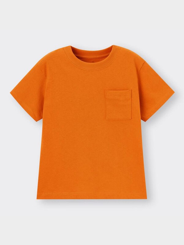 KIDS(男女兼用)コットンポケ付きT(半袖)