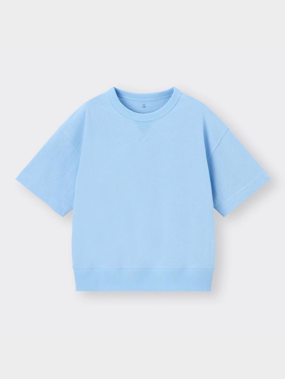 GU公式 | KIDS(男女兼用)スウェT(5分袖)