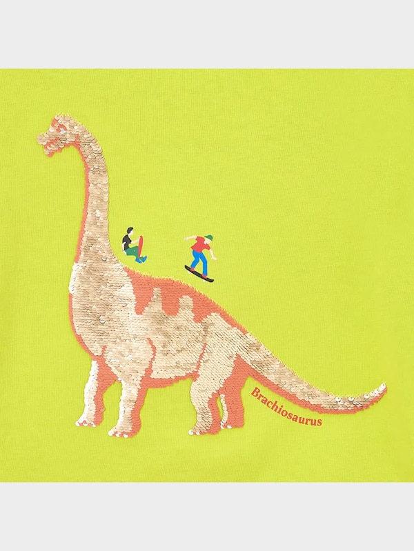 BOYSスパンコールT(半袖)(ブラキオサウルス)