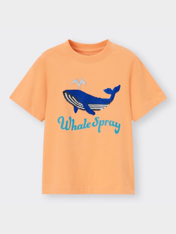 BOYSスパンコールT(半袖)(ホエール)