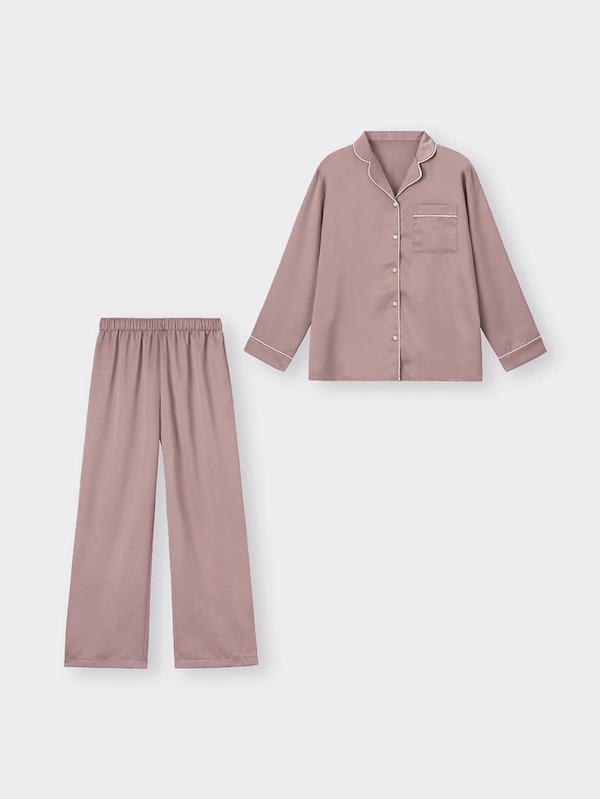 サ  テンパジャマ(長袖&ロングパンツ)