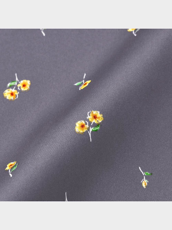 サテンパジャマ(長袖&ロングパンツ)(ポピー)