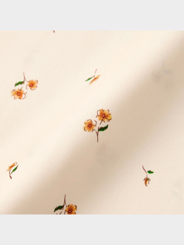 サテンパジャマ(長袖&ロングパンツ)(ポピー)