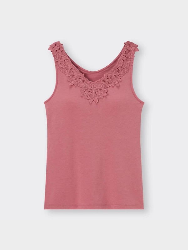 ブラフィールフラワーレースタンクトップ+E