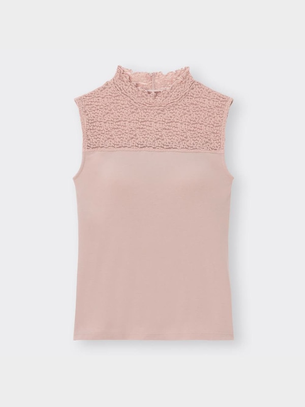 ブラフィールレースハイネックT(ノースリーブ)+E