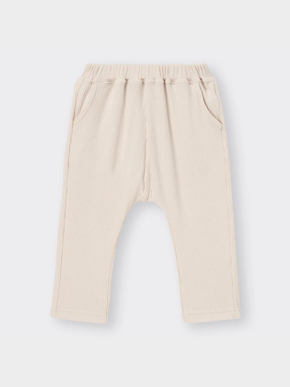 GU公式 | BABY(TODDLER)サマナルパンツ(10分丈)(リブ)(セットアップ可能)