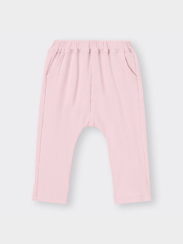BABY(TODDLER)サマナルパンツ(10分丈)(リブ)(セットアップ可能)