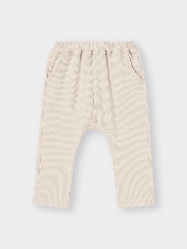 BABY(TODDLER)サマナルパンツ(10分丈)(リブ)(セットアップ可能)