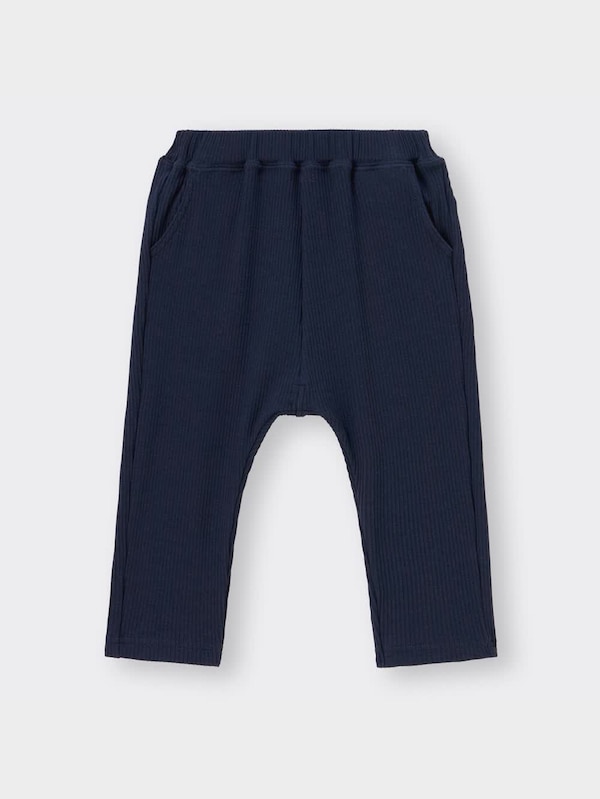BABY(TODDLER)サマナルパンツ(10分丈)(リブ)(セットアップ可能)