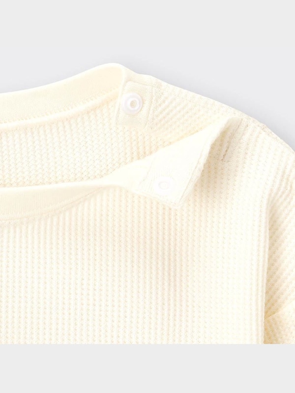 BABY(TODDLER)ワッフルクルーネックT(長袖)