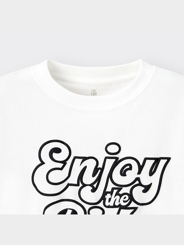 KIDS(男女兼用)グラフィックT(半袖)(ロゴ)