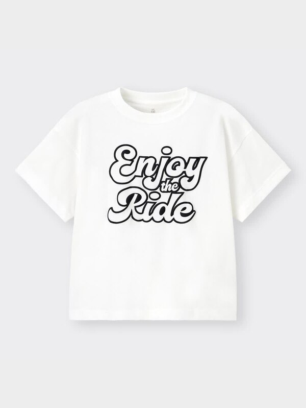 KIDS(男女兼用)グラフィックT(半袖)(ロゴ)