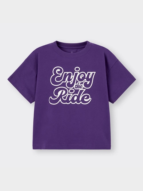 KIDS(男女兼用)グラフィックT(半袖)(ロゴ)