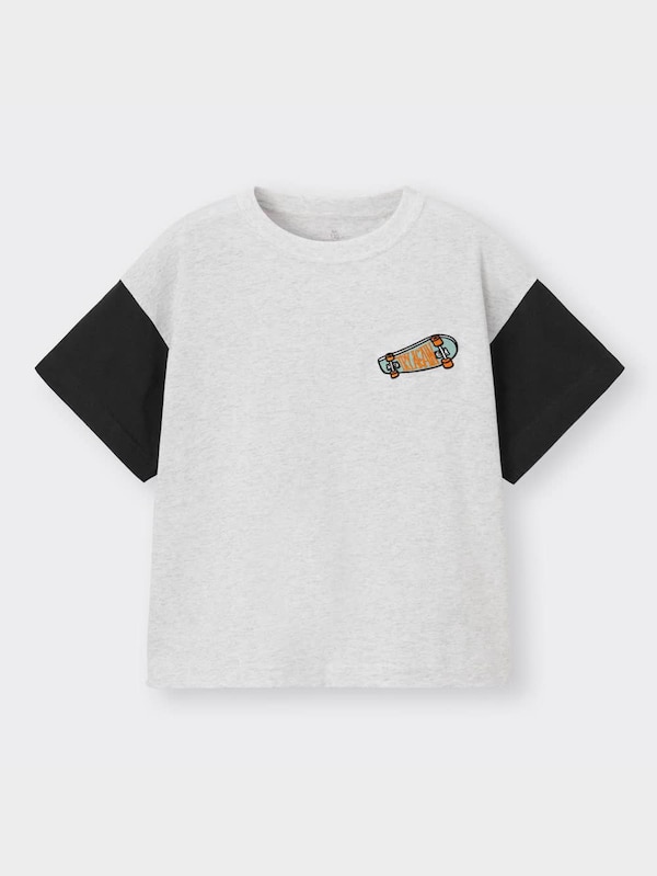 KIDS(男女兼用)グラフィックT(半袖)(スケートボード)