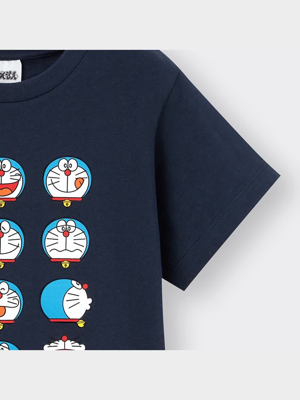 GU公式 | KIDS(男女兼用)グラフィックT(半袖) DORAEMON 1