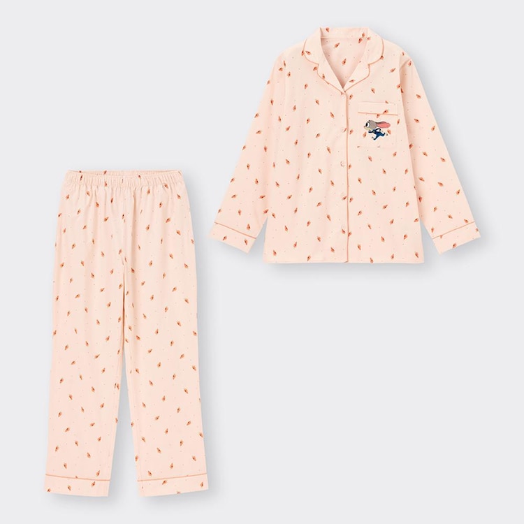GU公式 パジャマ(長袖ロングパンツ) Disney 1+EC