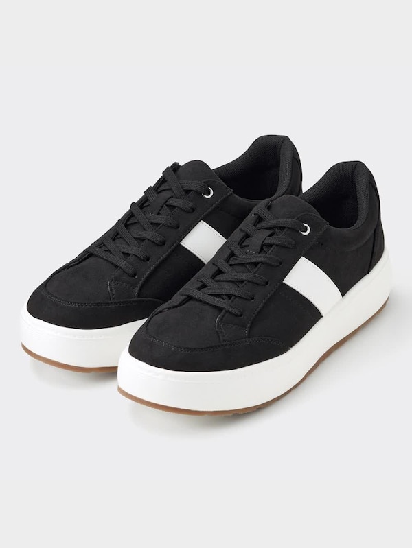 スエードタッチスニーカー+E