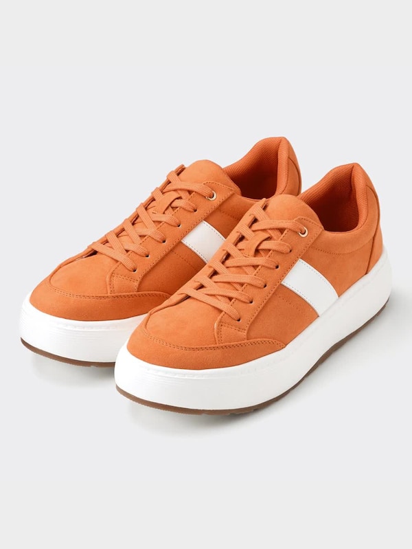 スエードタッチスニーカー+E