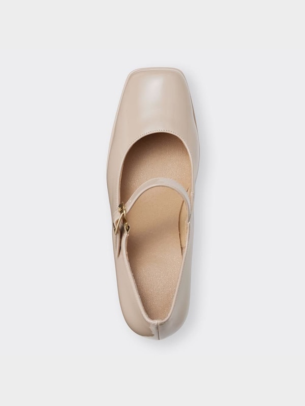 メリージェーンヒールパンプス+X