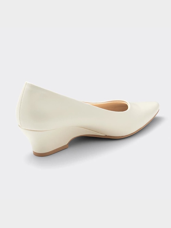 ウェッジヒールパンプス+X