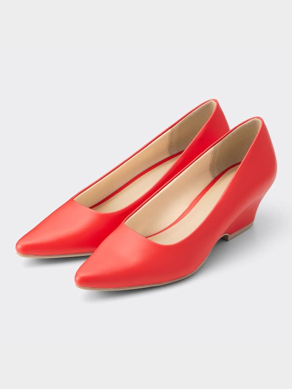 ウェッジヒールパンプス+X