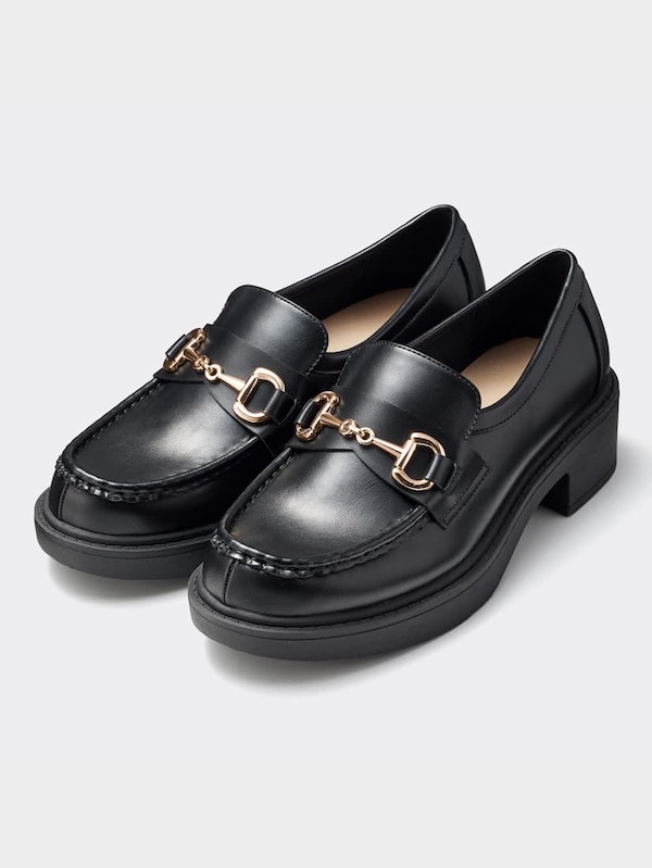 ボリュームソールビットローファー