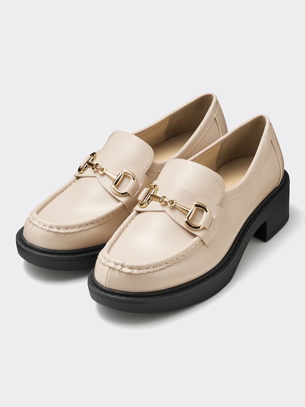 ボリュームソールビットローファー